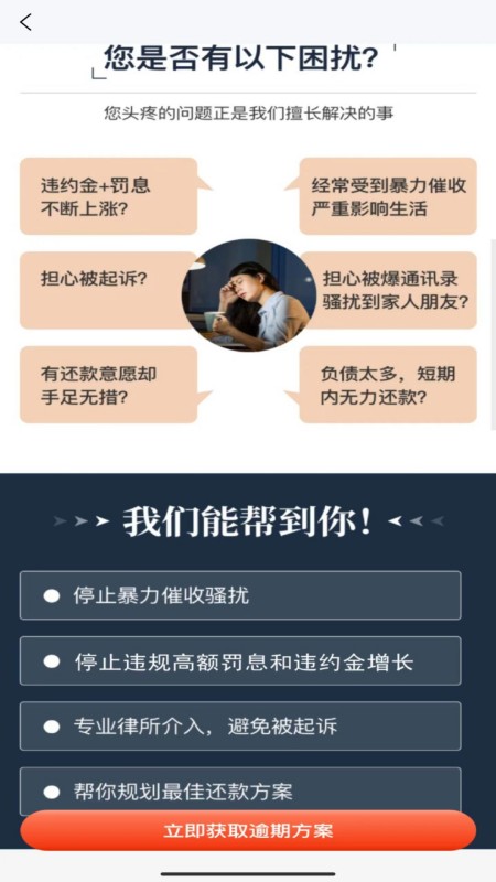 现在处理逾期