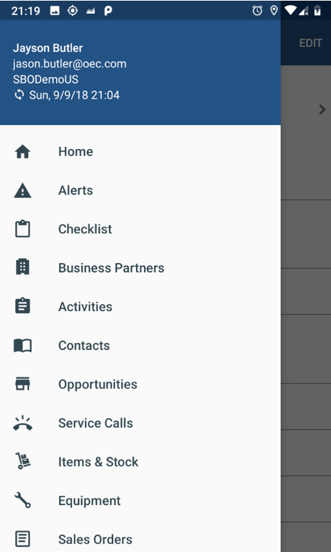 SAP Field Svce Mgt