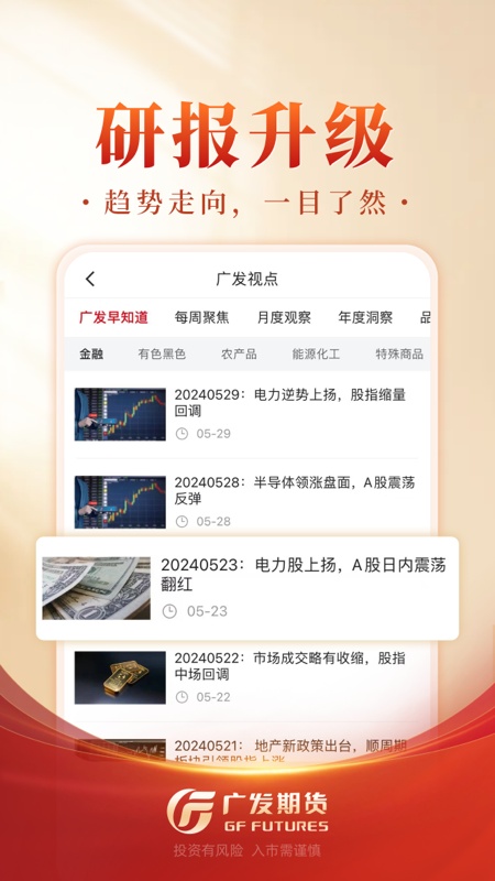 广发期货投资交易