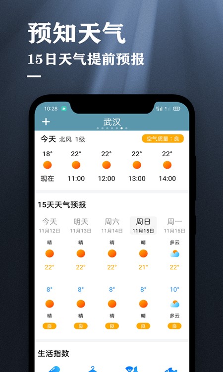 农历节气天气预报