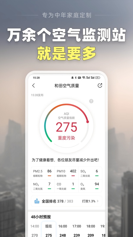 大字版天气预报